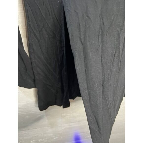 LULUS Mock Base Layer Long Sleeve Layer Tops Black sMALL - Picture 4 of 5